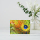 LEICHTE VORTEX SAPPHIRE, rot-gelb-orange blau Visitenkarte (Stehend Vorderseite)