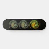 LEICHTE VORTEX, schwarz-gelb-grauorange Skateboard (Horizontal)