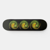 LEICHTE VORTEX, schwarz-gelb-orange Skateboard (Horizontal)