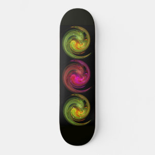 LEICHTE VORTEX, schwarz, rosa, gelb, orange Skateboard