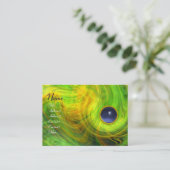 LEICHTE VORTEX TOPAZ, grün, gelb, orange Visitenkarte (Stehend Vorderseite)