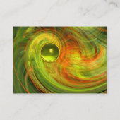 LEICHTE VORTEX TOPAZ, schwarz-gelb-orange grün Visitenkarte (Rückseite)