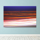 Leichte Wege aus dem Verkehr auf einer Straße Leinwanddruck (Insitu (Holzboden))