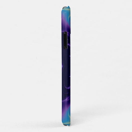 LEICHTE WELLEN MONOGRAM lila violett blau Case-Mate iPhone Hülle (Hinten/Rechts)