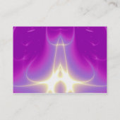 LEICHTE WELLEN, violett, Lila, weiß Visitenkarte (Rückseite)