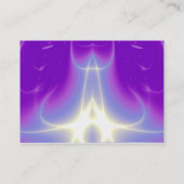LEICHTE WELLEN, violett, Lila, weiß Visitenkarte (Rückseite)