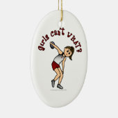 Leichte Womens Discus Keramik Ornament (Rechts)