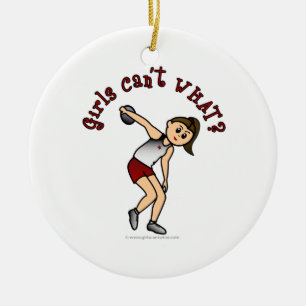 Leichte Womens Discus Keramikornament