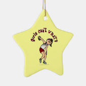 Leichte Womens Discus Keramikornament (Rechts)