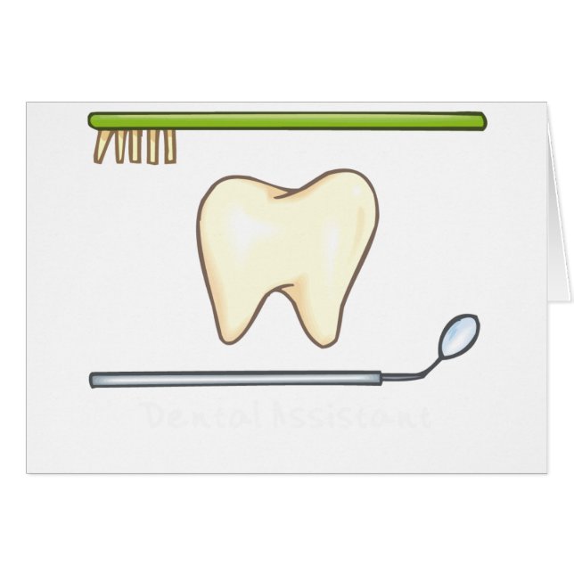 Leichte zahnmedizinische Zahnspiegelbürste (Vorderseite (Horizontal))