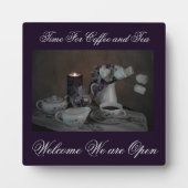 Leichte Zeit für Kaffee und Tee Fotoplatte (Vorderseite)