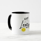 Leichte Zitronenpresse Tasse (Vorderseite Links)