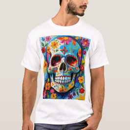 Leichte Zuckerkultur Art Día de los Muertos T - Sh T-Shirt