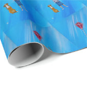Leichter-als-Luft-Gemälde von Alfred Fox Geschenkpapier (Rolleneckpunkt)