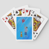 Leichter-als-Luft-Gemälde von Alfred Fox Spielkarten (Rückseite)