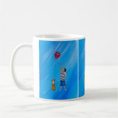 Leichter-als-Luft-Malerei von Alfred Fox Kaffeetasse (Links)