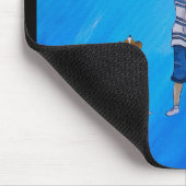 Leichter-als-Luft-Malerei von Alfred Fox Mousepad (Ecke)