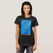 Leichter-als-Luft-Malerei von Alfred Fox T-Shirt (Vorne ganz)