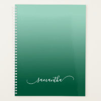 Leichter Aquamariner Hunter Green Ombre Kurve Swas