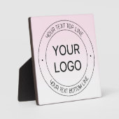 Leichter Austausch von Logos und bearbeitbarer Tex Fotoplatte (Vorderseite)