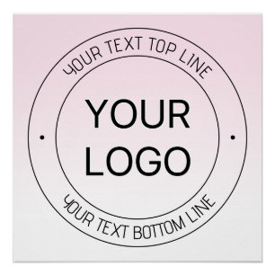 Leichter Austausch von Logos und bearbeitbarer Tex Poster