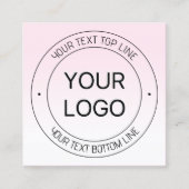 Leichter Austausch von Logos und bearbeitbarer Tex Treuekarte (Vorderseite)