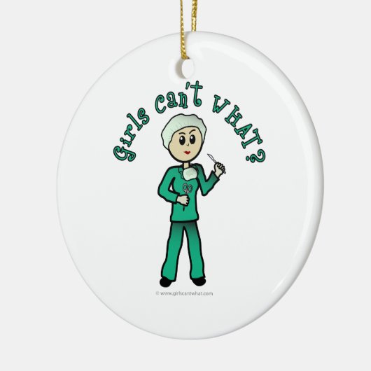 Leichter Chirurg Keramikornament (Links)