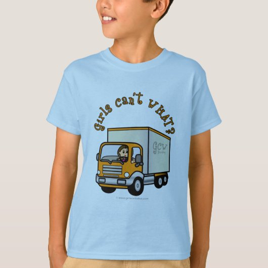 Leichter Lastwagenfahrer T-Shirt (Vorderseite)