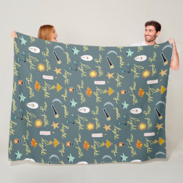 Leichter Pfad Fleecedecke