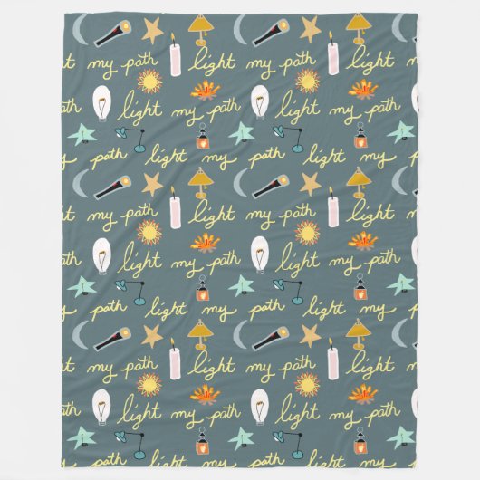 Leichter Pfad Fleecedecke (Vorderseite)
