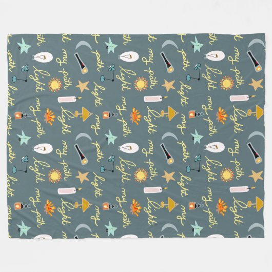 Leichter Pfad Fleecedecke (Vorderseite (Horizontal))