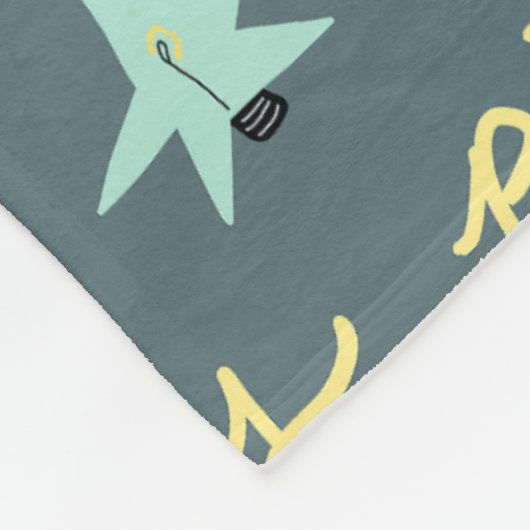 Leichter Pfad Fleecedecke (Ecke)