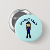 Leichter Polizist Button (Vorne & Hinten)