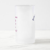 Leichter Polizist Mattglas Bierglas (Mittel)