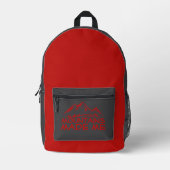 Leichter Rucksack rot Trail-Wanderung (Vorderseite)