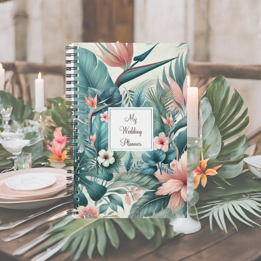 Leichter Tropischer Essenz-Hochzeitsplaner Planer