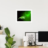 LEICHTER VOGEL IN GRÜN POSTER (Heimbüro)