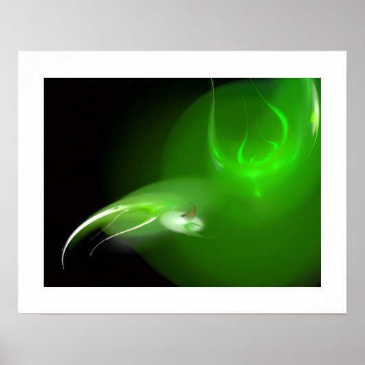 LEICHTER VOGEL IN GRÜN POSTER (Vorne)
