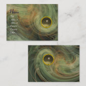 LEICHTER VORTEX AGATE VISITENKARTE (Vorne/Hinten)