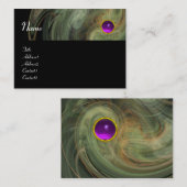 LEICHTER VORTEX AMETHYST Orange-Gelb Visitenkarte (Vorne/Hinten)