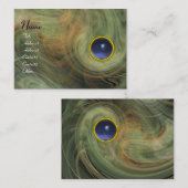 LEICHTER VORTEX TOPAZ blau, gelb Visitenkarte (Vorne/Hinten)