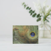 LEICHTER VORTEX TOPAZ blau, gelb Visitenkarte (Stehend Vorderseite)