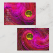 LEICHTER VORTEX TOPAZ, gelb, rosa lila Visitenkarte (Vorne/Hinten)