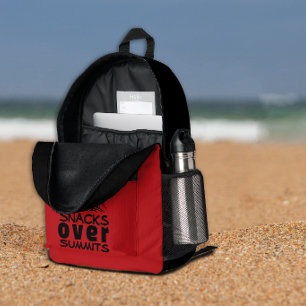Leichter Wander-Rucksack rot schwarz Geschenk Bedruckter Rucksack