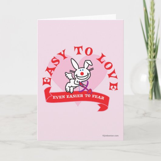 Leichtere Angst Feiertagskarte (Vorderseite)