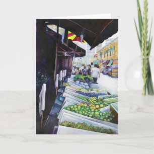 Leichtere Seite der Lavender Street Singapur Gruß Karte