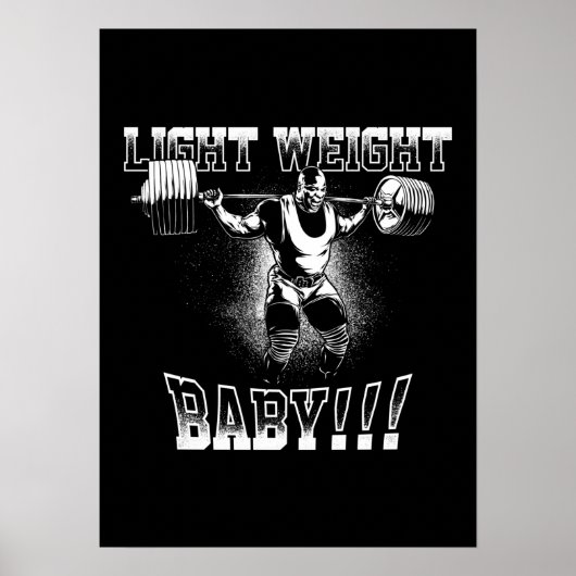 Leichtes Baby! (Ronnie Coleman) Bodybuilding Poster (Vorne)