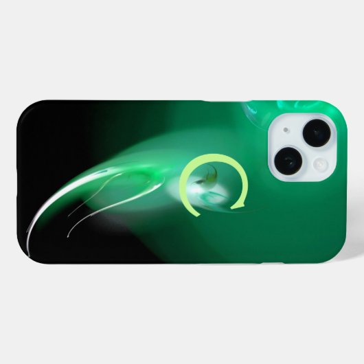 LEICHTES BIRD / SCHWARZES UND GRÜNES ABSTRAKTES MO Case-Mate iPhone HÜLLE (Rückseite (Horizontal))