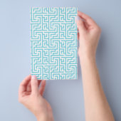 Leichtes blaues und weißes Labyrinth Flyer (Handgriff)