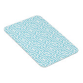 Leichtes blaues und weißes Labyrinth Magnet (Rechte Seite)